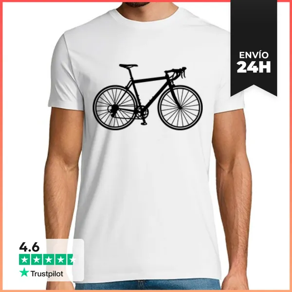 Camiseta Hombre Clásica Bicicleta De Carreras LaTostadora