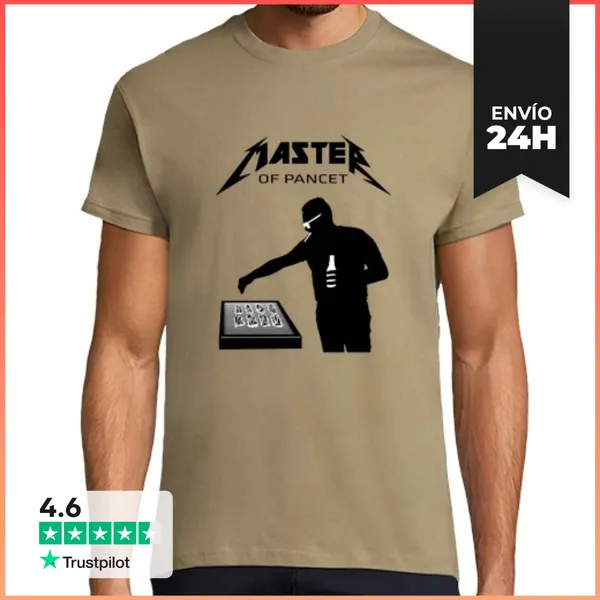 Camiseta Hombre Clásica Master Of Pancet H LaTostadora