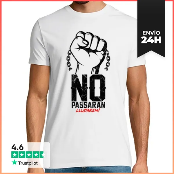 Camiseta Hombre Clásica NO PASSARAN LaTostadora