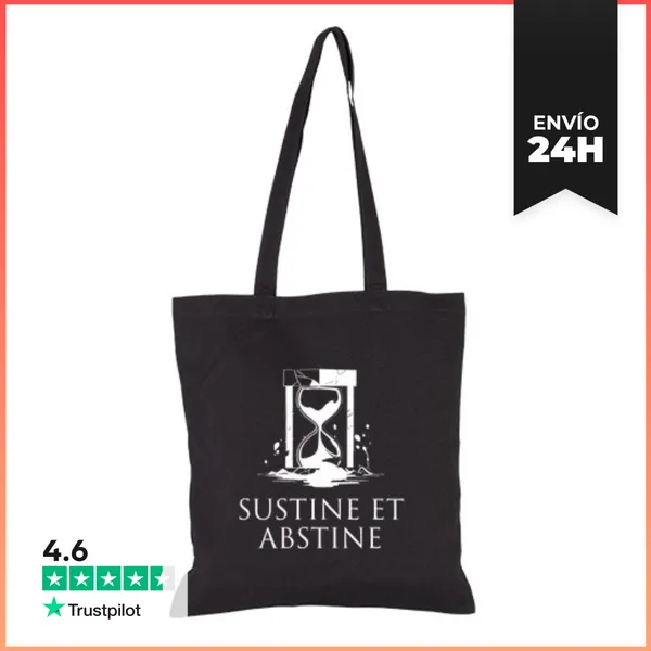 Bolsa De Tela Sustine Et Abstine LaTostadora