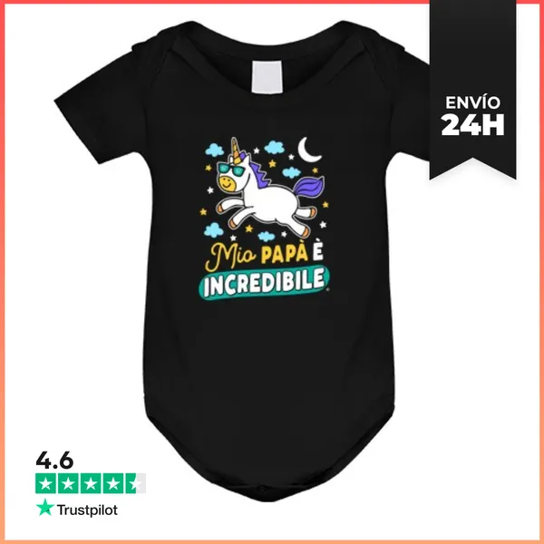 Body Bebé Mio Papà È Incredibile Regali Festa Del Papà