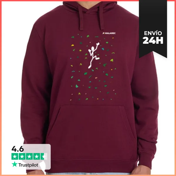 Sudadera Unisex Con Capucha Escalador LaTostadora