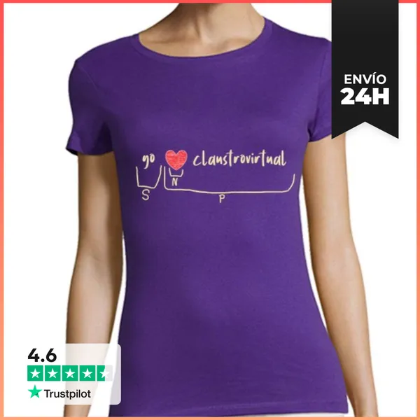Camiseta Mujer Clásica Yo Cv Blanco LaTostadora