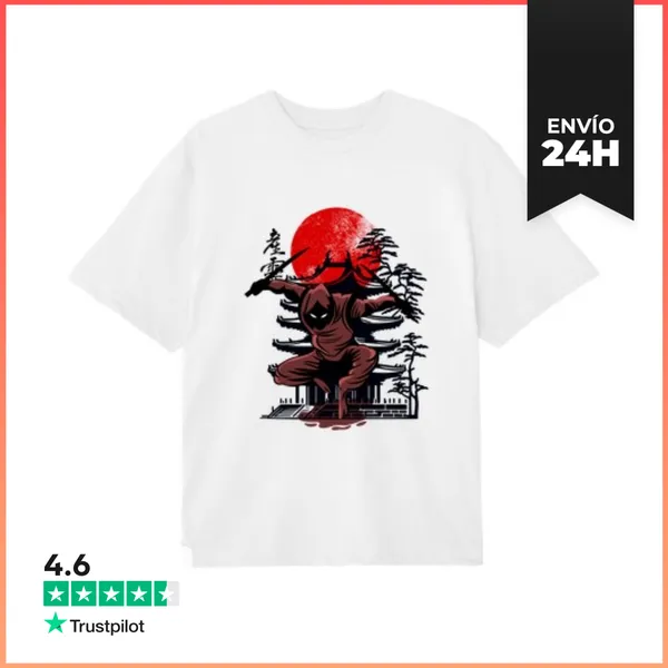 Camiseta Oversize Espíritu De Guerrero Silencioso LaTostadora