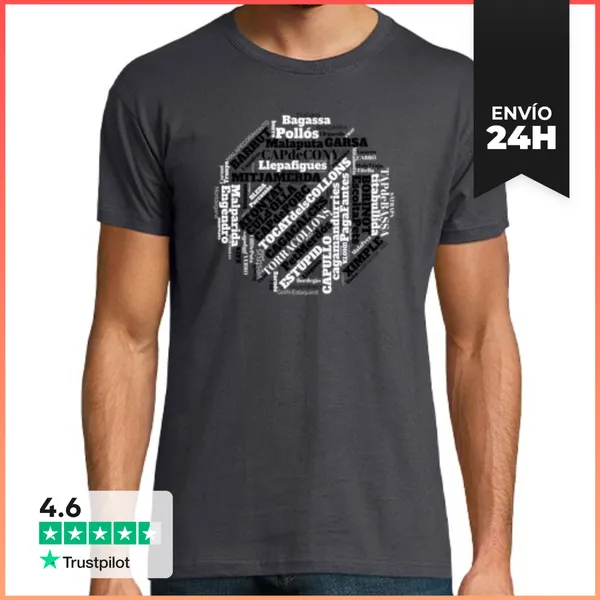 Camiseta Hombre Clásica INSULTS EN CATALÀ IV LaTostadora