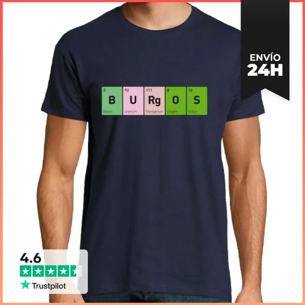 Camiseta Hombre Clásica Burgos Elements LaTostadora