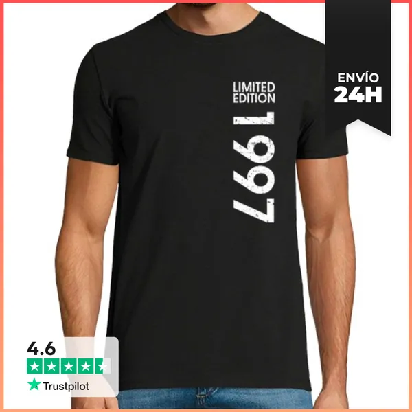 Camiseta Hombre Clásica 1997 Limited-Vertical 000020 LaTostadora