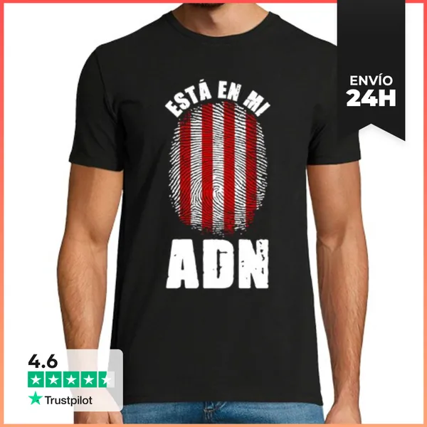 Camiseta Hombre Clásica Está En Mi ADN Ultras Frente Atlético De