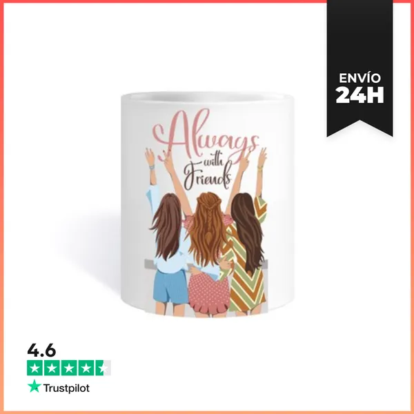 Taza Siempre Con Amigas LaTostadora