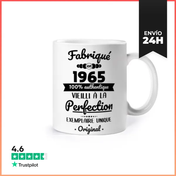 Taza 60 Aniversario Fabricado En 1965 LaTostadora