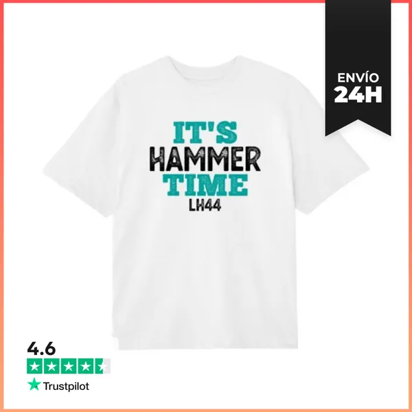 Camiseta Oversize ITS HAMMER TIME F1 LaTostadora