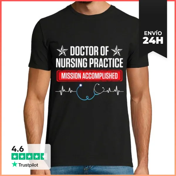 Camiseta Hombre Clásica Dnp Doctor En Práctica De Enfermería