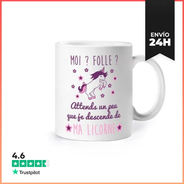 Taza Yo Unicornio Loco LaTostadora