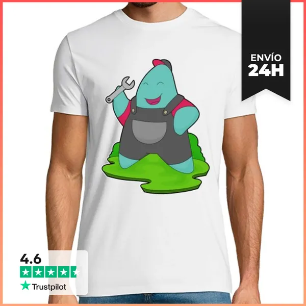 Camiseta Hombre Clásica Llave Mecánica De Estrella De Mar