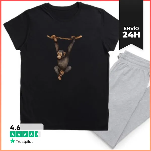Pijama Chimpancé Mono Colgante LaTostadora