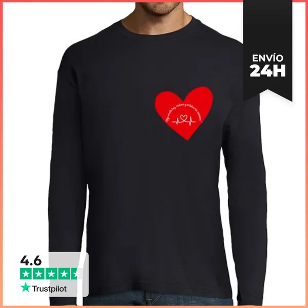 Camiseta Hombre Manga Larga Camisetas Casuales LaTostadora