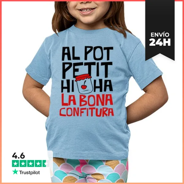 Camiseta Clásica Para Niños Al Pot Petit Hi Ha La Bona Confitura
