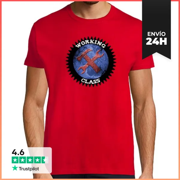 Camiseta Hombre Clásica Working Class LaTostadora