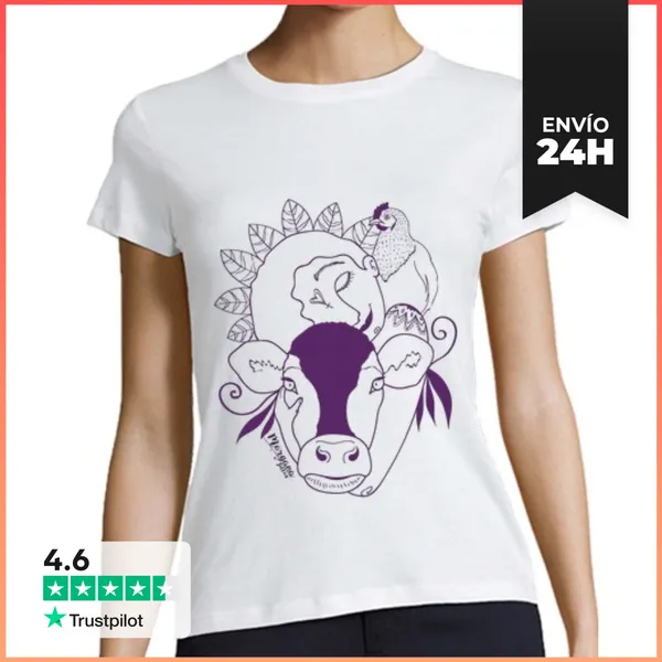 Camiseta Mujer Clásica VEGANA LaTostadora