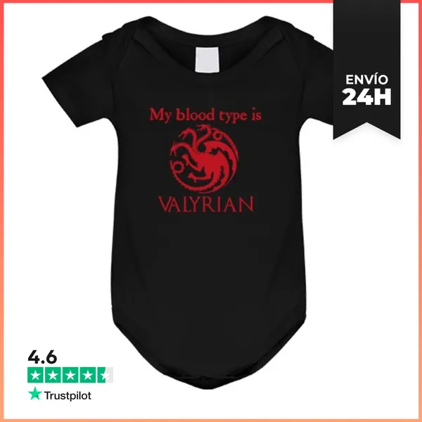 Body Bebé Valyrian Blood LaTostadora