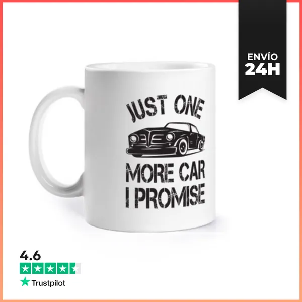 Taza Sólo Un Coche Más Lo Prometo Coche Dive LaTostadora