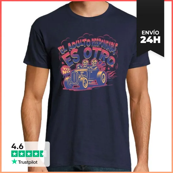 Camiseta Hombre Clásica El Adulto Responsable Es Otro LaTostadora