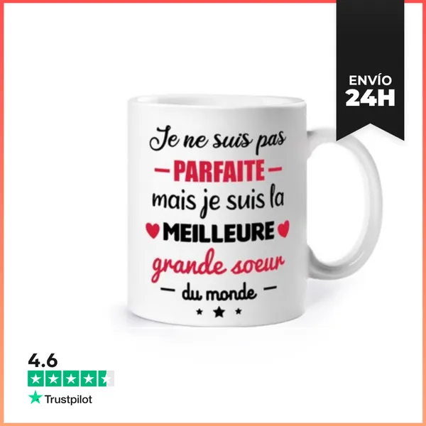 Taza La Mejor Hermana Mayor Del Mundo LaTostadora