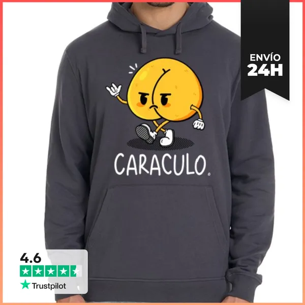 Sudadera Unisex Con Capucha CARACULO LaTostadora