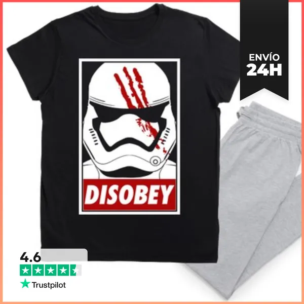 Pijama Disobey (black) LaTostadora