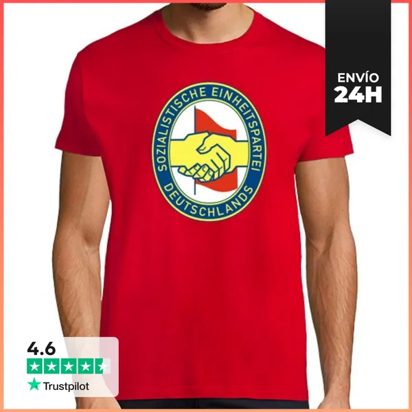 Camiseta Hombre Clásica Partido Socialista Unificado De Alemani