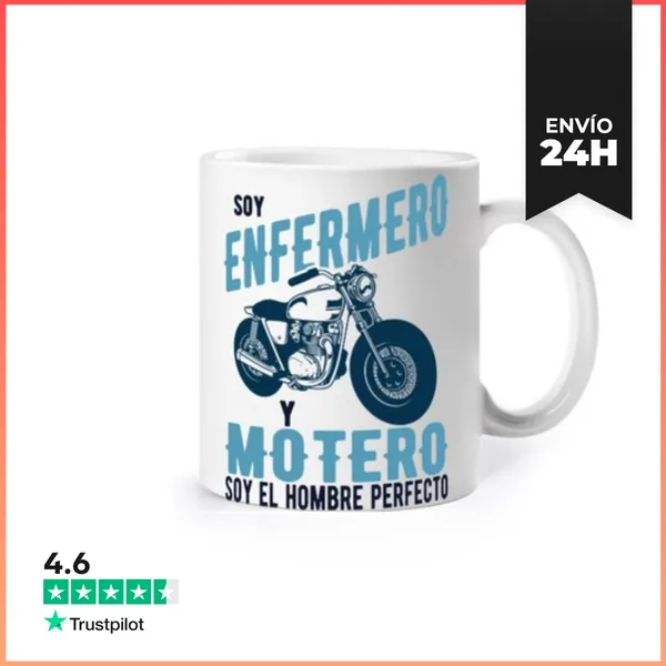 Taza Enfermero Y Motero LaTostadora