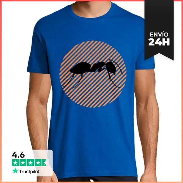 Camiseta Hombre Clásica Hormiga LaTostadora