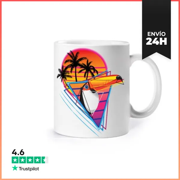 Taza Tucán Retro LaTostadora