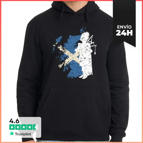 Sudadera Unisex Con Capucha Motivo De Gaita De Gaita De La