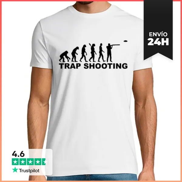 Camiseta Hombre Clásica Evolución Tiro Al Plato LaTostadora