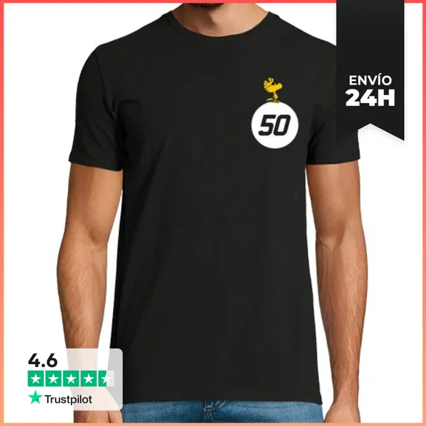 Camiseta Hombre Clásica Woodstock A Tope LaTostadora