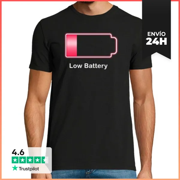 Camiseta Hombre Clásica Batería Baja - Padre LaTostadora