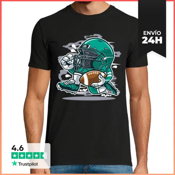 Camiseta Hombre Clásica Football Player LaTostadora