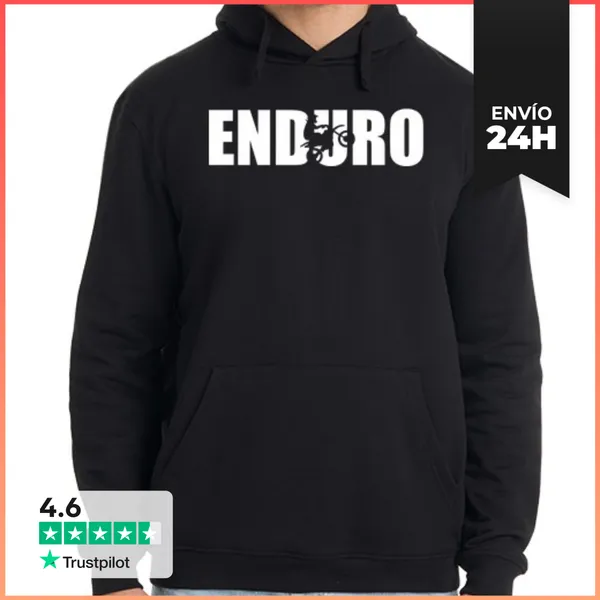 Sudadera Unisex Con Capucha Enduro LaTostadora