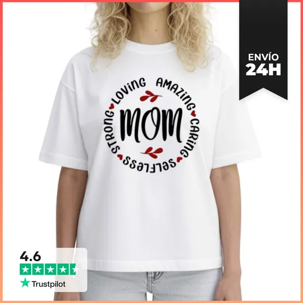 Camiseta Mujer Boxy Mom LaTostadora