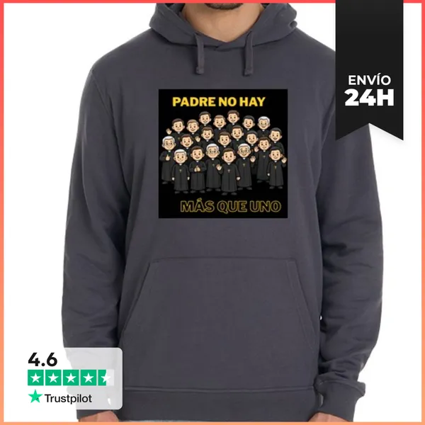 Sudadera Unisex Con Capucha Padre1 LaTostadora