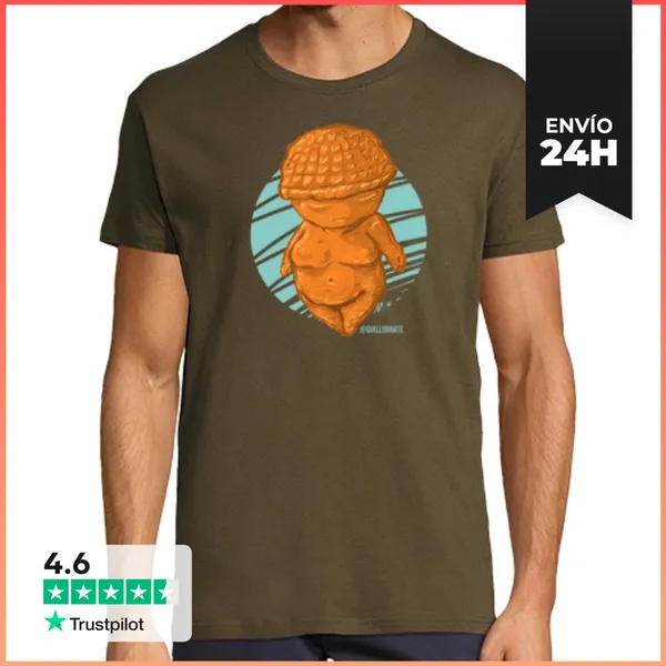 Camiseta Hombre Clásica Willendorf LaTostadora