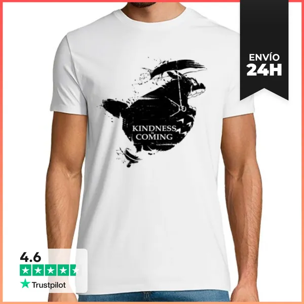 Camiseta Hombre Clásica Kindness Is Coming LaTostadora