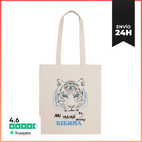 Bolsa De Tela Mi Mamá Es Muy Tierna, Bolsa Tela LaTostadora
