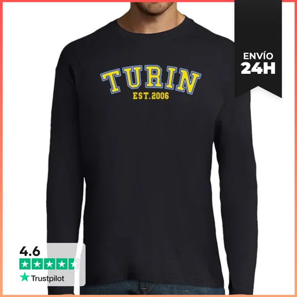 Camiseta Hombre Manga Larga Turín Est 2006 LaTostadora