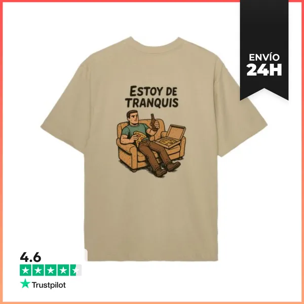 Camiseta Oversize De Tranquis LaTostadora