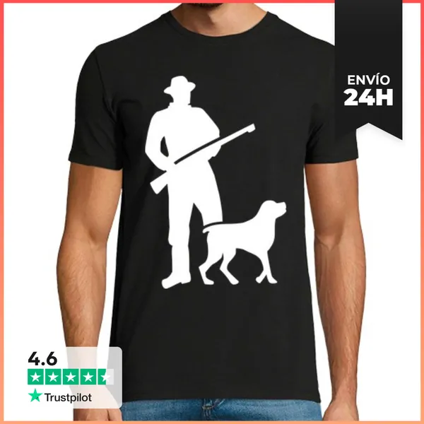 Camiseta Hombre Clásica Cazador LaTostadora