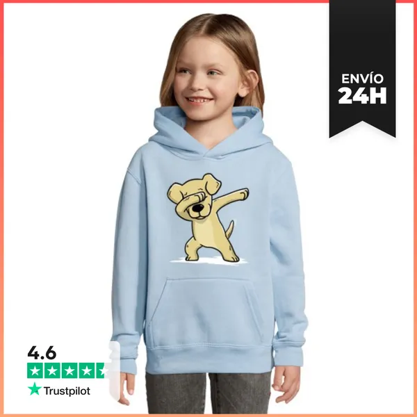 Sudadera Para Niños Con Capucha Perro Labrador Retriever DAB!