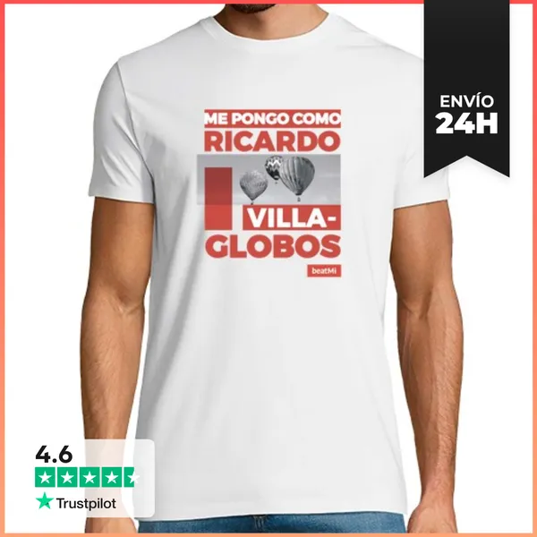 Camiseta Hombre Clásica Villa Globos - LaTostadora