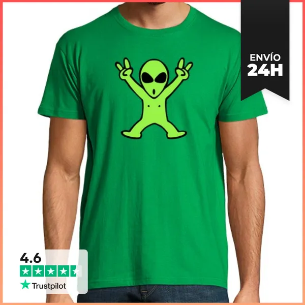 Camiseta Hombre Clásica Extranjero LaTostadora